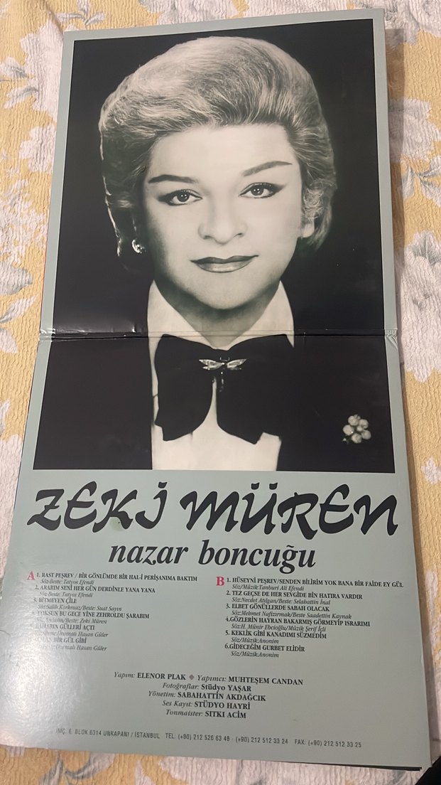 Zeki Müren - Nazar Boncuğu Plak - Görsel 2
