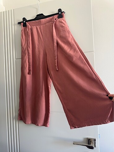 Defacto gül kurusu kuşaklı kısa pijama