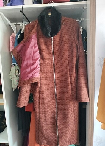 40 Beden Taba rengi kaşe kaban