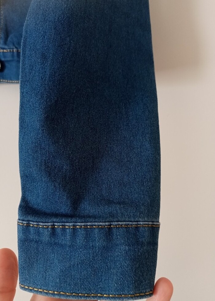 Kısa Kot ceket  - Görsel 3