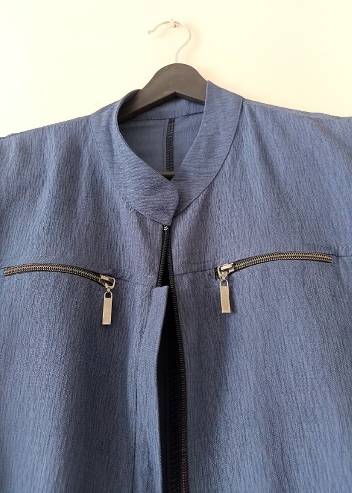 Kadın tunik Ceket fermuarlı tesettür - Görsel 4