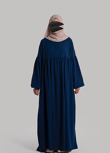 EMARE Lemaye Keten Tesettür Elbise - Görsel 4