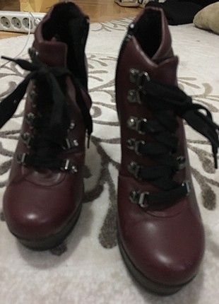 Bordo kışlık bot