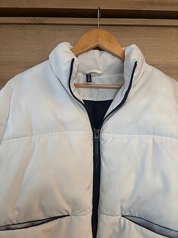s Beden beyaz Renk H&M mont hiç giyilmedi