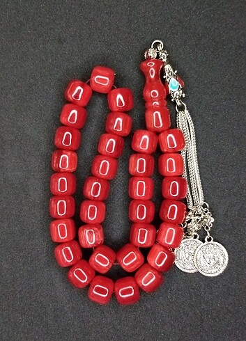 İri Boy Osmanlı Benzetme Tesbih 13x12 mm.