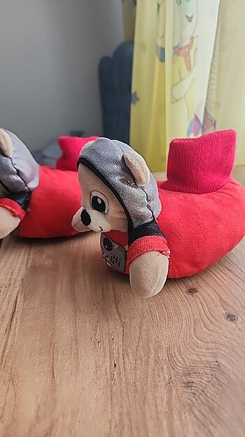 21 Beden kırmızı Renk Bebek panduf