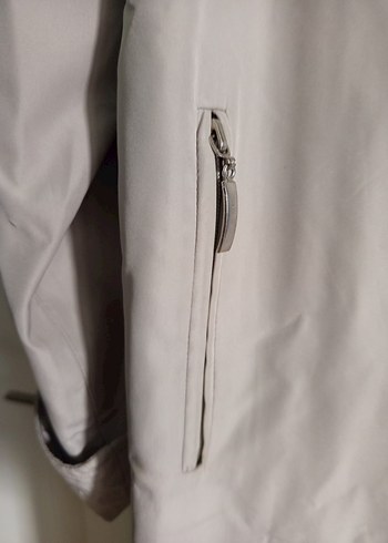 Bej Midi Trençkot - Görsel 2