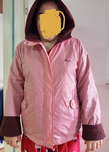 Pembe Fermuarlı Midi Kadın Ceket - Görsel 8