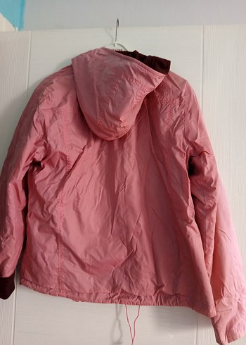 Pembe Fermuarlı Midi Kadın Ceket - Görsel 5