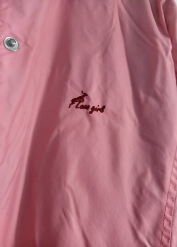 Pembe Fermuarlı Midi Kadın Ceket - Görsel 2