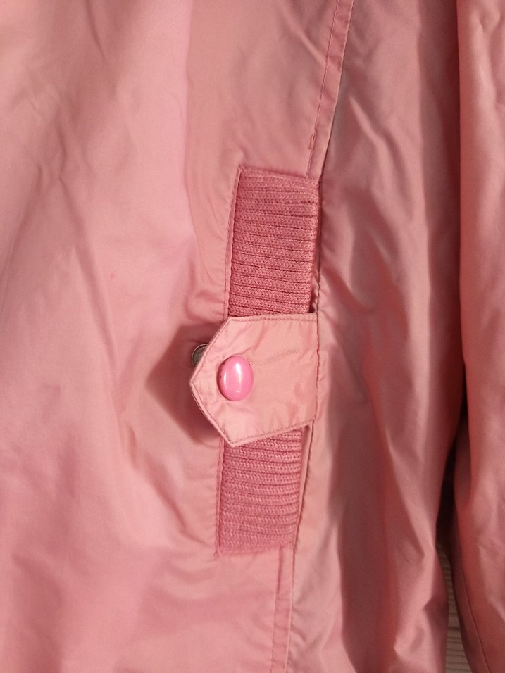 Pembe Fermuarlı Midi Kadın Ceket - Görsel 3