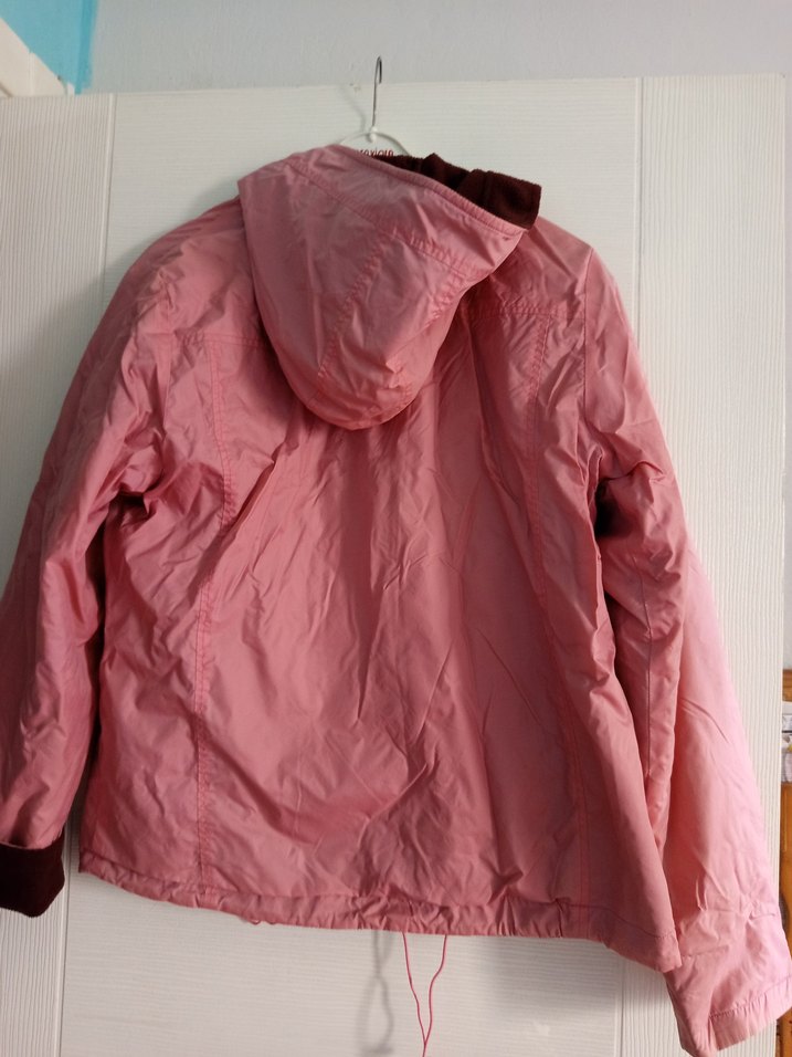 Pembe Fermuarlı Midi Kadın Ceket - Görsel 5