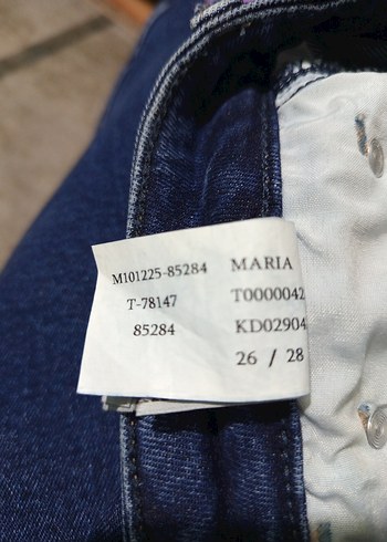 Maria Real Blue Derin Lacivert Jean Pantolon - Görsel 6