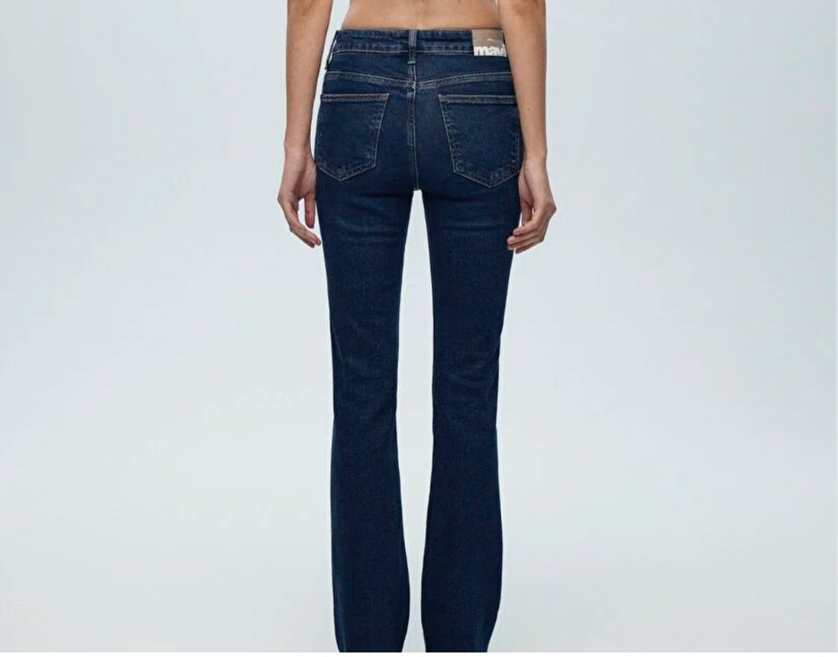 Maria Real Blue Derin Lacivert Jean Pantolon - Görsel 4