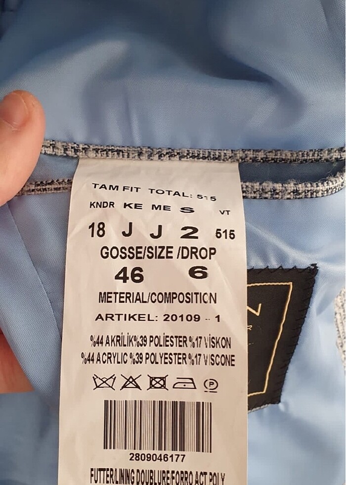 OWEN marka gri erkek ceket - Görsel 4