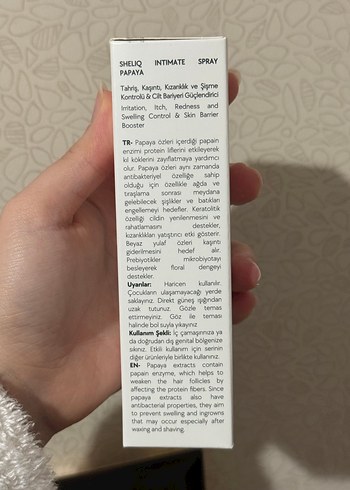 SHELİQ Papaya Intimate Sprey - Görsel 4