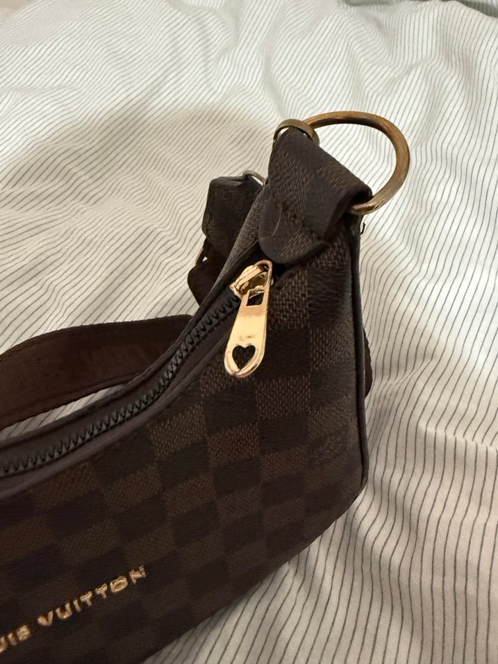 Kahverengi Kemerli Kadın Deri Çapraz Çanta - Görsel 3