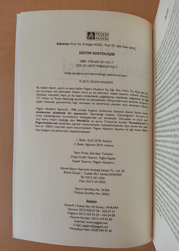 Beden Renk Eğitim Sosyolojisi - Prof. Dr. Erdoğan Köse