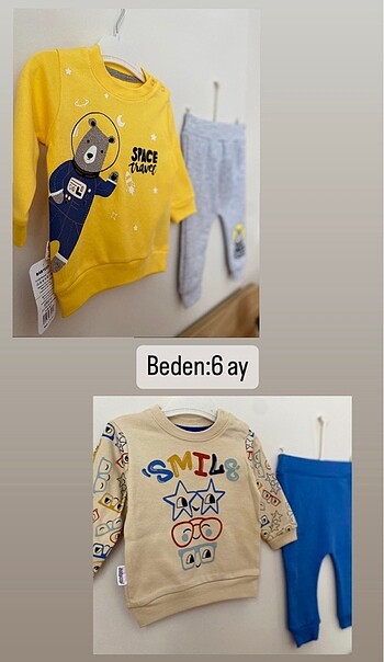 Kız Erkek Bebek Çocuk Mevsimlik Kışlık Alt Üst Takım