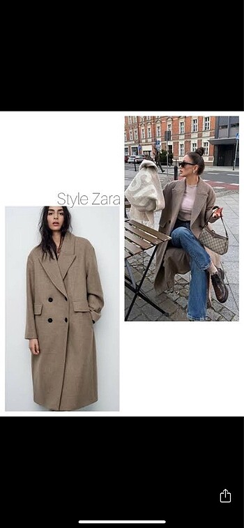 Zara Zara yün kaban