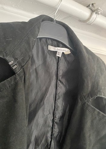 Siyah Süet Midi Kadın Trençkot - Görsel 5