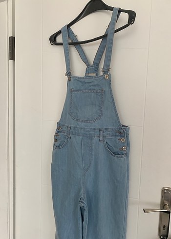 Trendyol & Milla Kadın Mavi Denim Askılı Tulum
