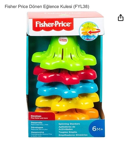 Fisher Price Dönen Eğlence Kulesi