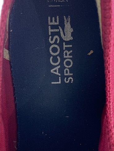38 Beden bordo Renk Lacoste Spor Ayakkabı %70 İndirimli.