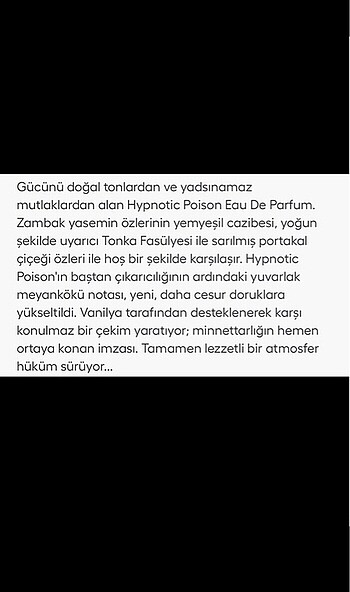 Beden hypnotic poison parfüm