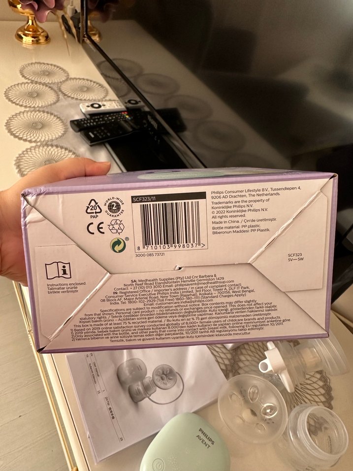 Elektirikli Philips Göğüs Pompası - Görsel 4