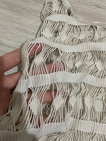 s Beden Fairy Yazlık fileli kısa püsküllü pareo