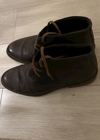 Kahverengi Deri Erkek Bot - Görsel 2