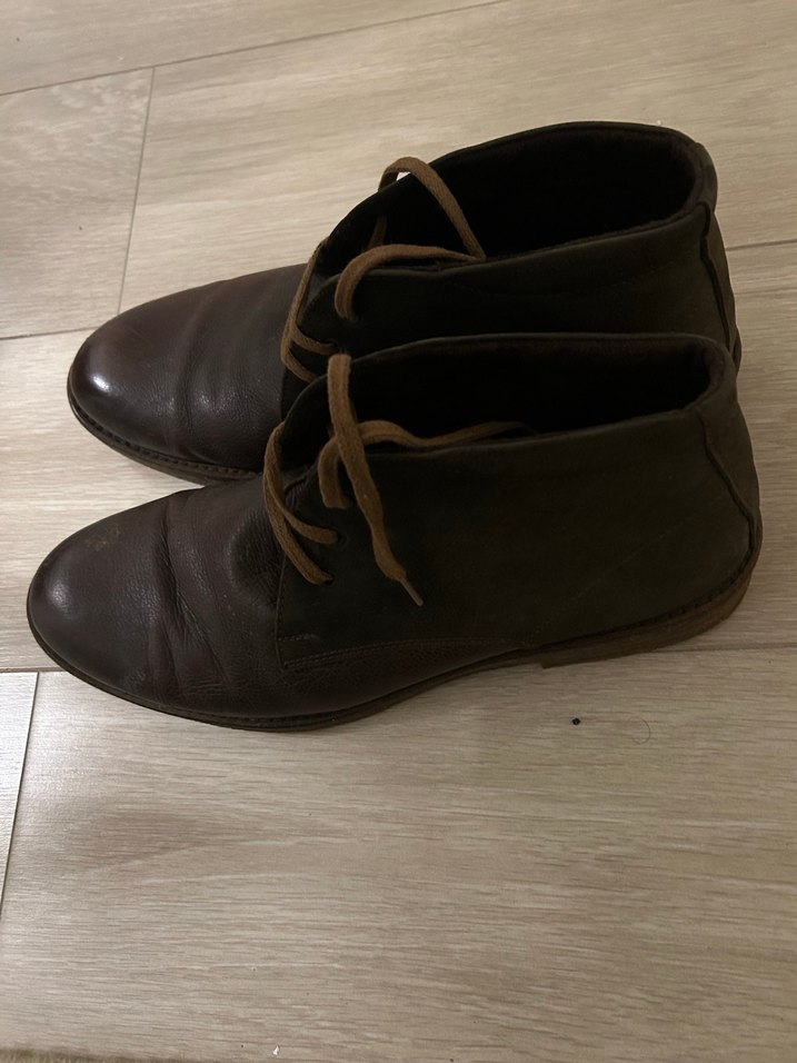 Kahverengi Deri Erkek Bot - Görsel 2