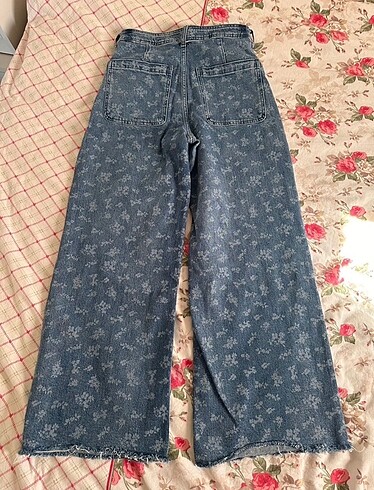 Mango Mango Çiçekli Jean Pantolon