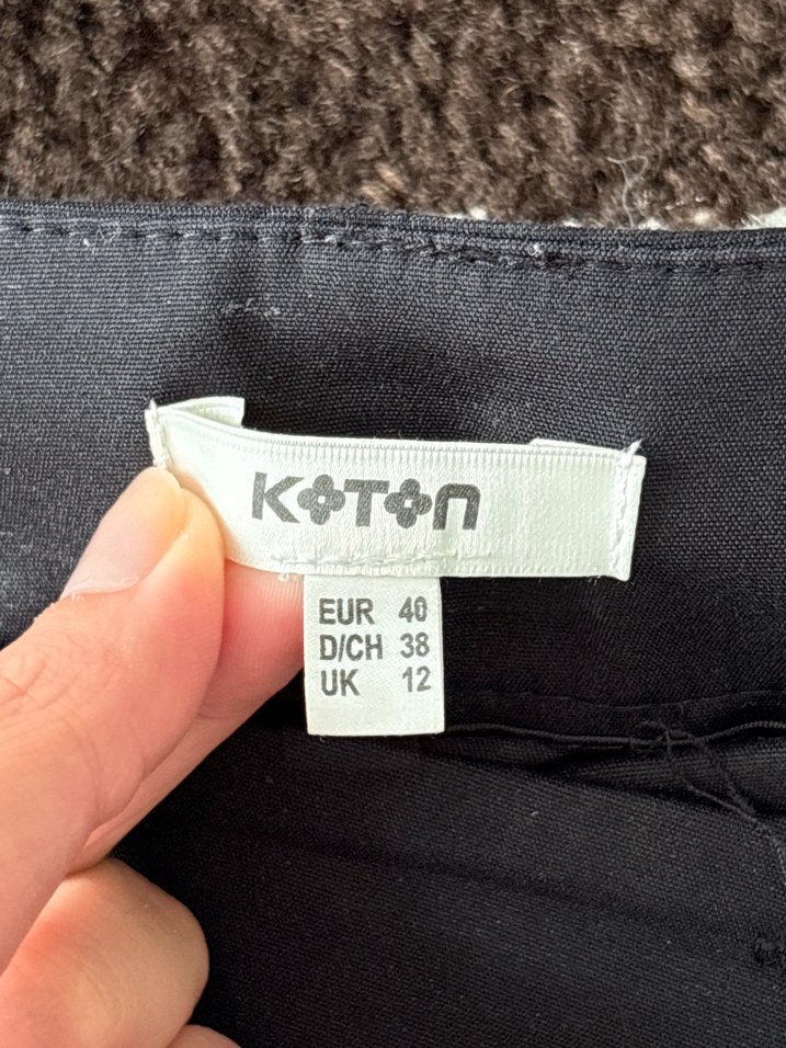 Siyah Kadın Kumaş Pantolon - Görsel 2