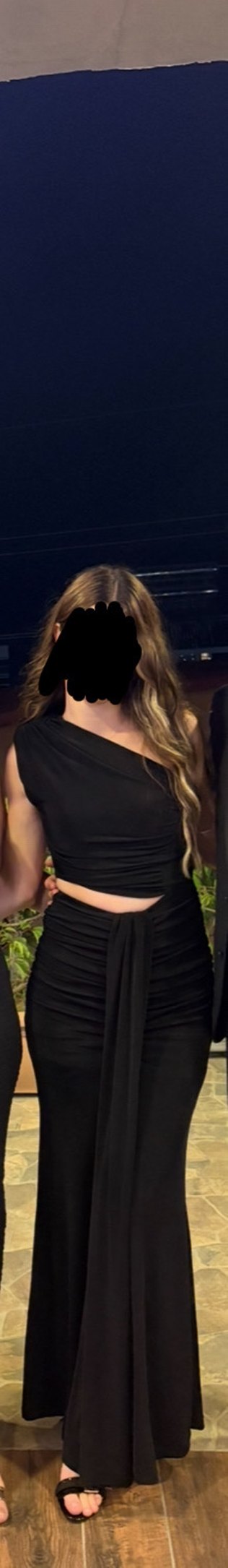 Adl tek omuzlu uzun abiye - Görsel 5