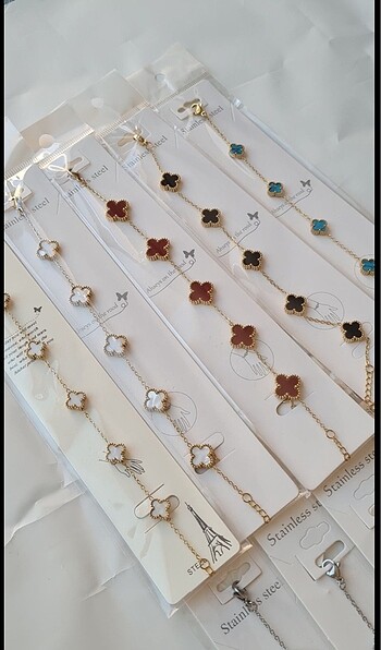 Beden altın Renk Van cleef model bileklik