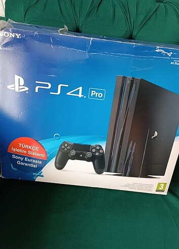 PS 4pro 1 tb cift kol orjinal