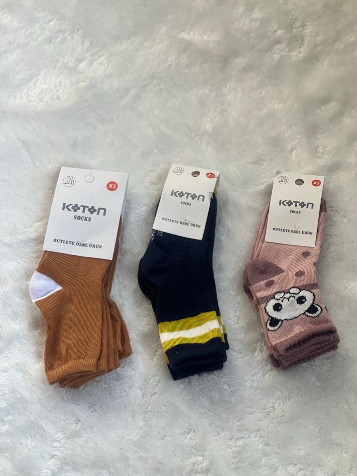 Koton Çocuk Desenli Çorap - Görsel 3