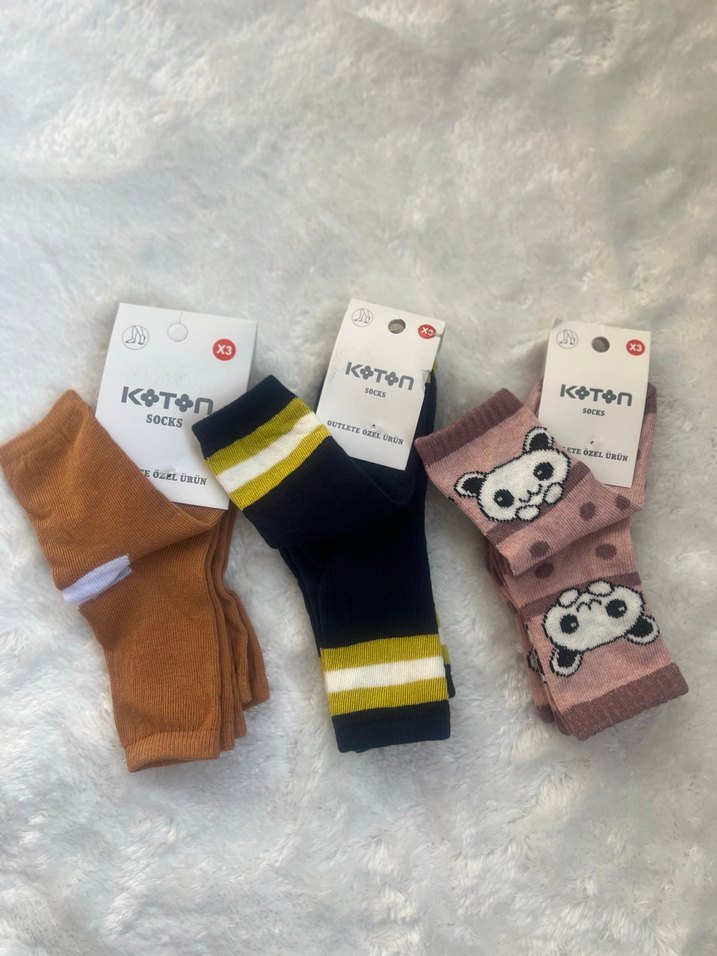 Koton Çocuk Desenli Çorap - Görsel 2