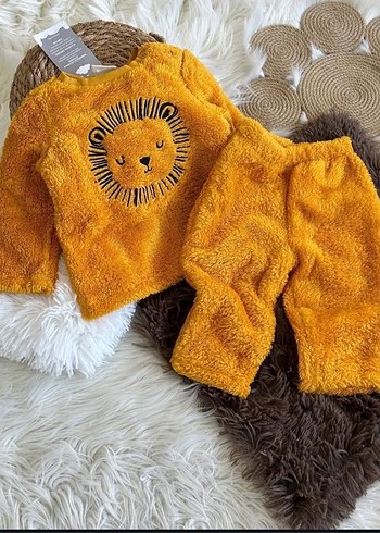 Defacto Sifir Erkek Pelus Pijama Takım - Görsel 3