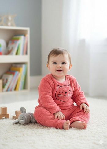 Defacto Defacto Sıfır Kız Peluş Pijama Takım