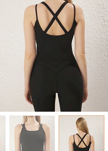 Trendyolmilla Siyah Destekli Örme Spor Takım - Görsel 5