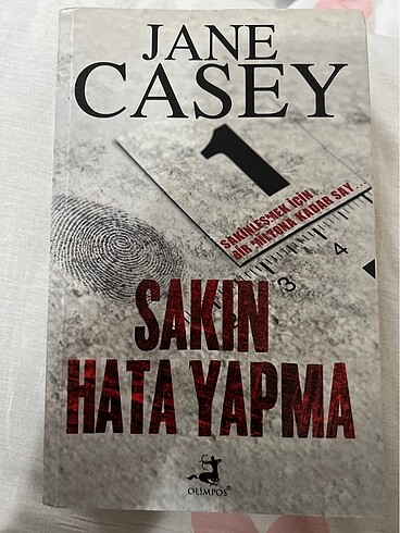 jane casey *sakın hata yapma* polisiye kitap