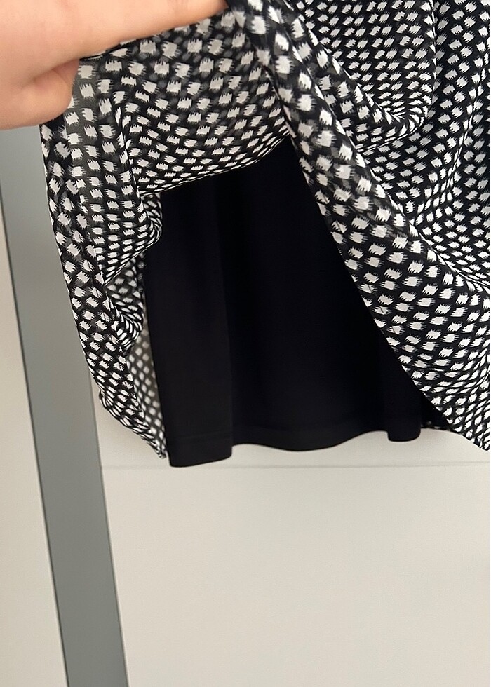 astarlı viskon elbise - Görsel 3