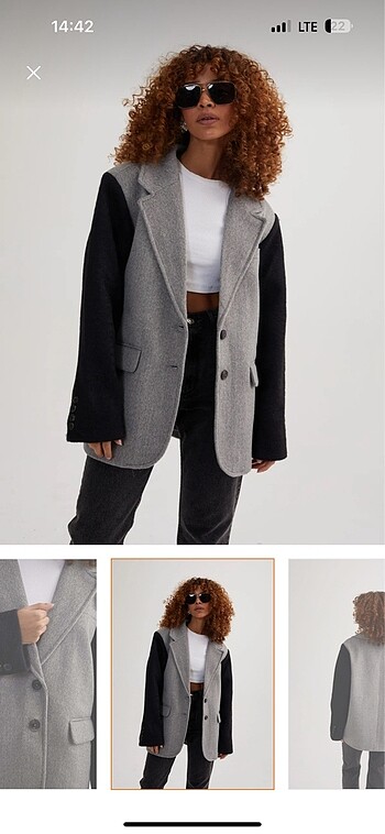 s Beden siyah Renk Harrow Blazer ceket