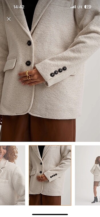 s Beden camel Renk Harrow Blazer ceket