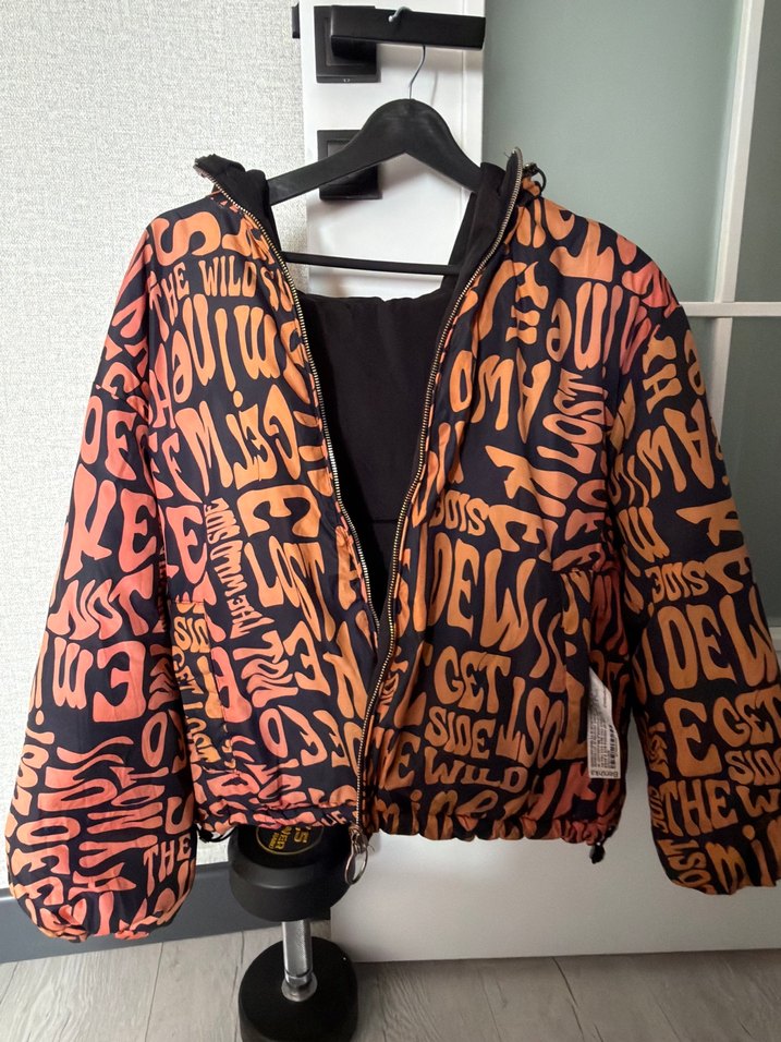 Bershka çift taraflı Mont - Görsel 3