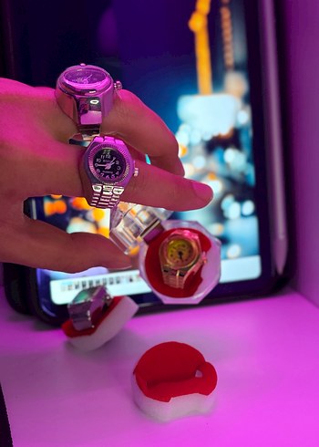 vintage yüzük saat - Görsel 7