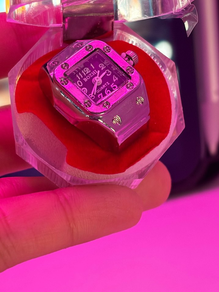 vintage yüzük saat - Görsel 3